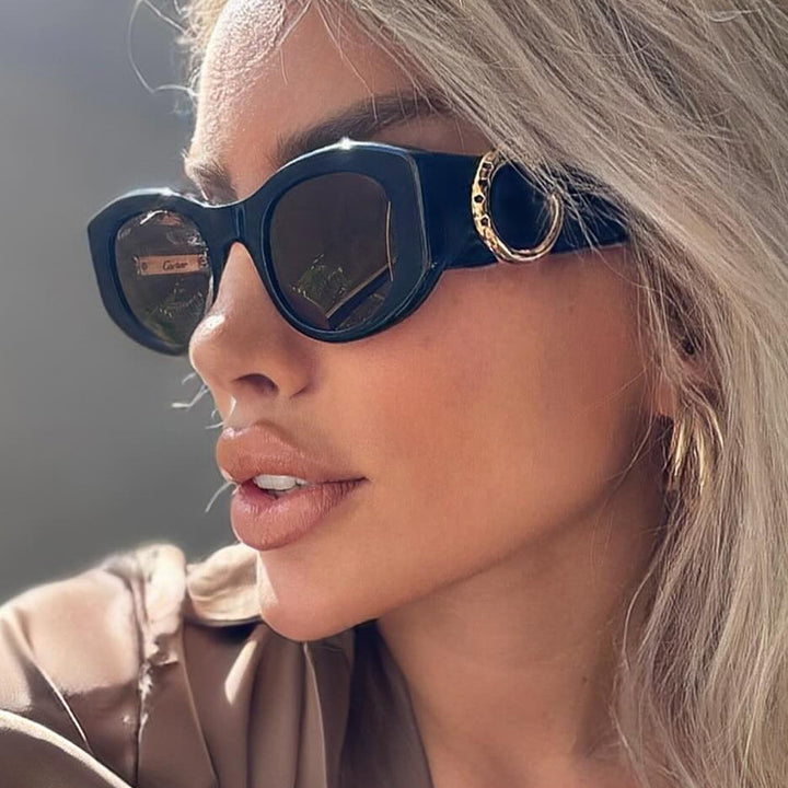 Women's elegant Cat-Eye sunglasses with golden details Kalsten