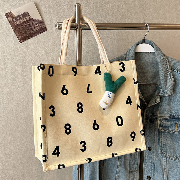 Casual Canvas Shopper Bag