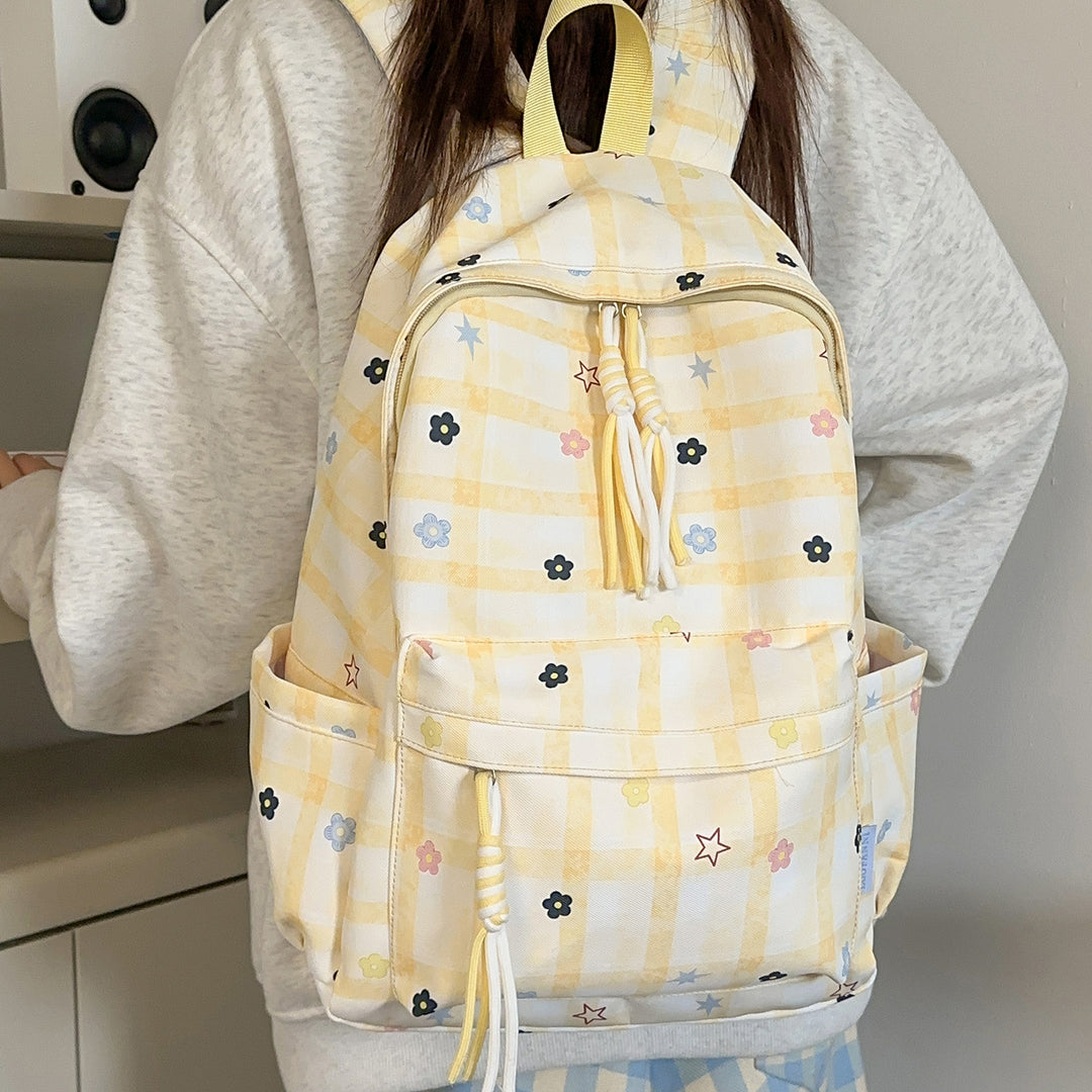 Floral Patterned Everyday Backpack Kalsten