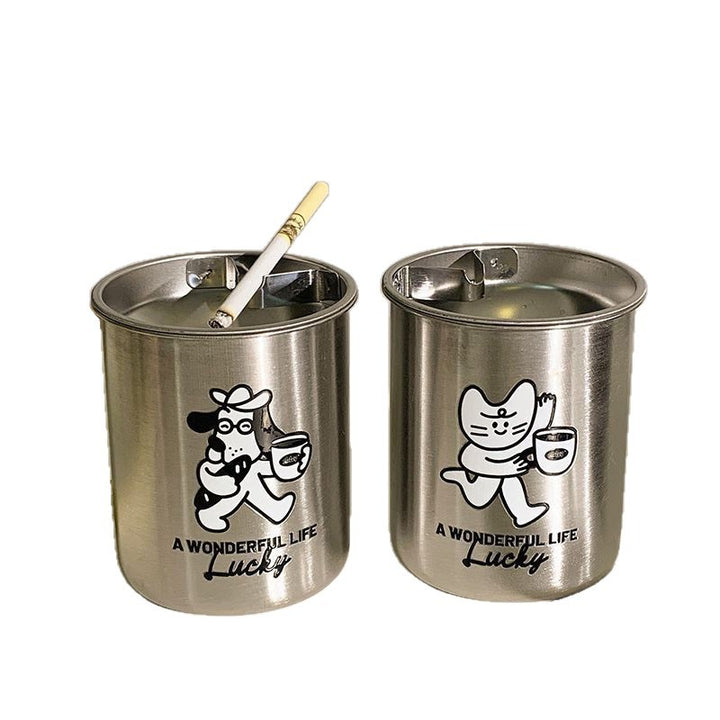 Stainless Steel Ashtray with Charming Design Kalsten