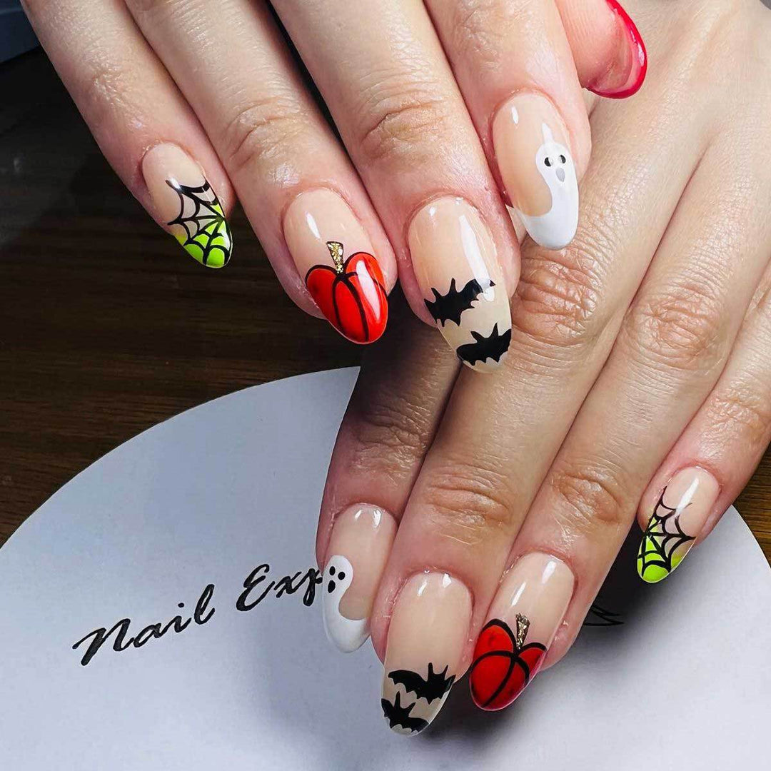 Halloween-Themed Nail Art Set
