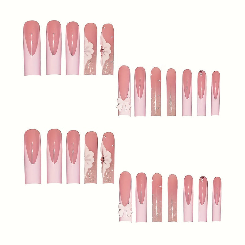 Floral 3D Nail Art Extensions Kalsten