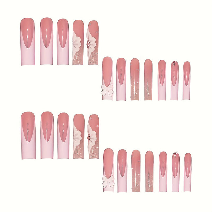 Floral 3D Nail Art Extensions Kalsten