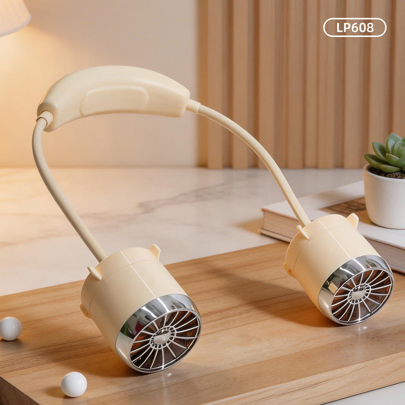 Women Wearable Neck Fan with Flexible Holder Kalsten