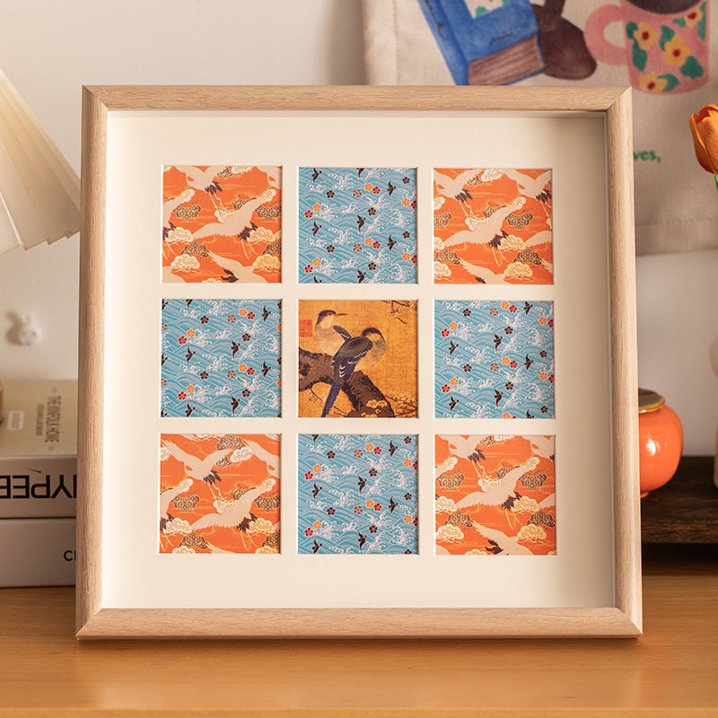 Artistic Framed Japanese Cultural Art Display