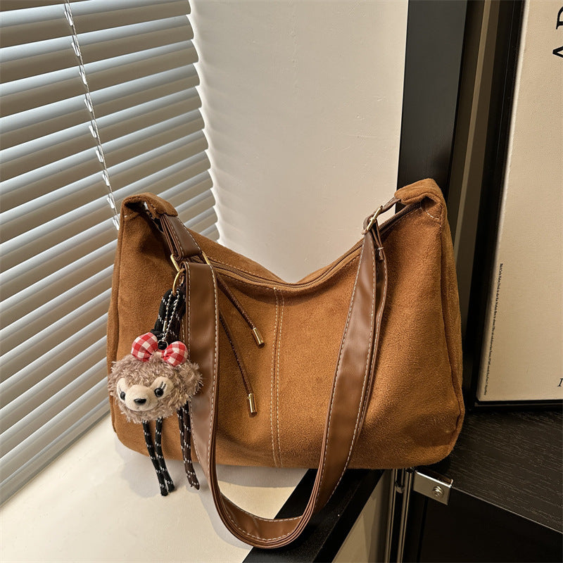 Soft Suede Hobo Handbag Kalsten