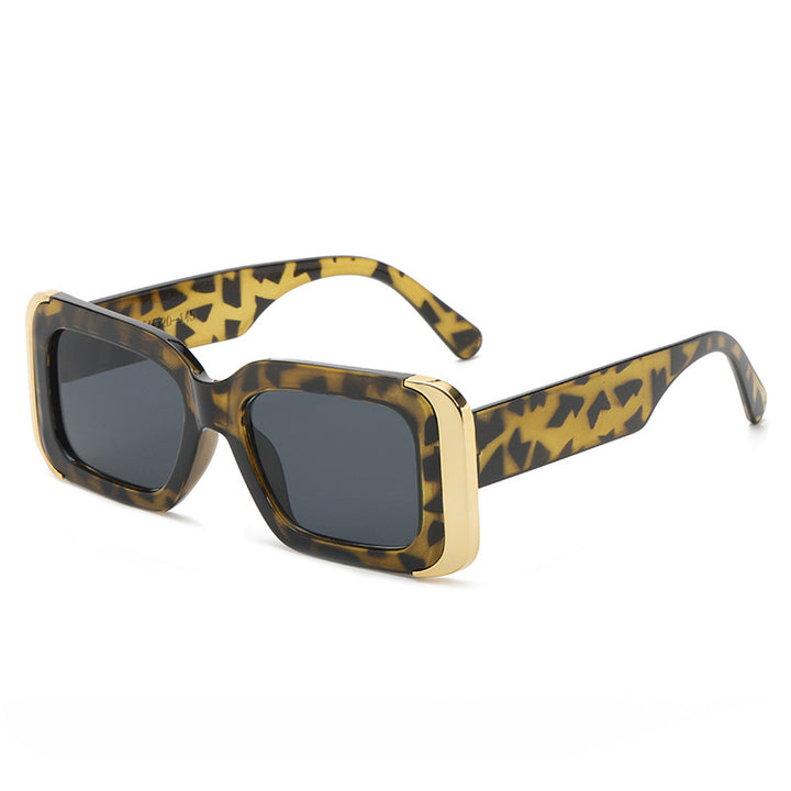 Women Oversized Sunglasses in Modern Animal Print Design Kalsten