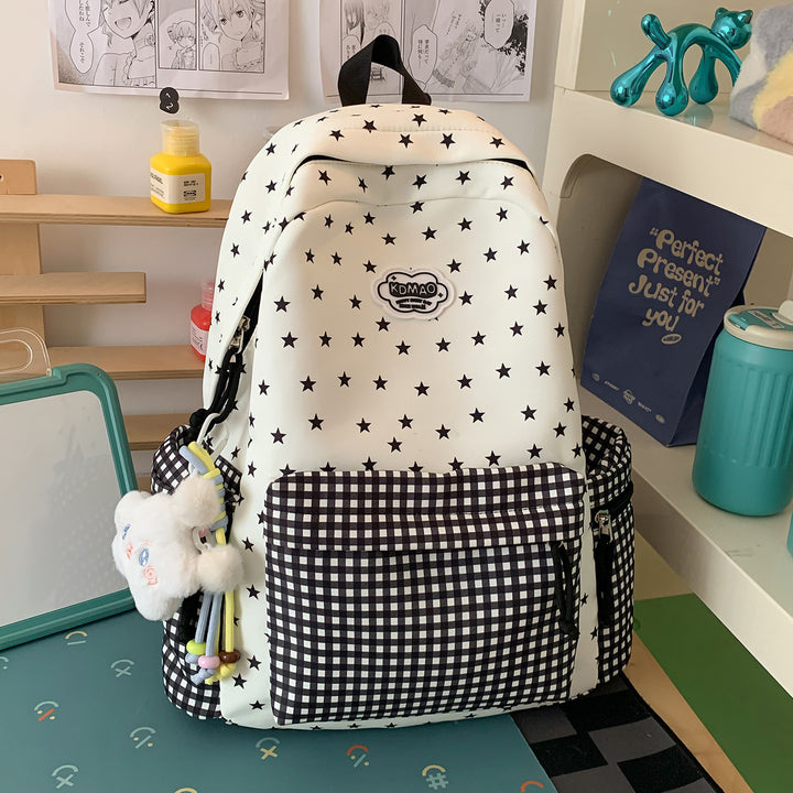 Stylish Star-Print Backpack Kalsten
