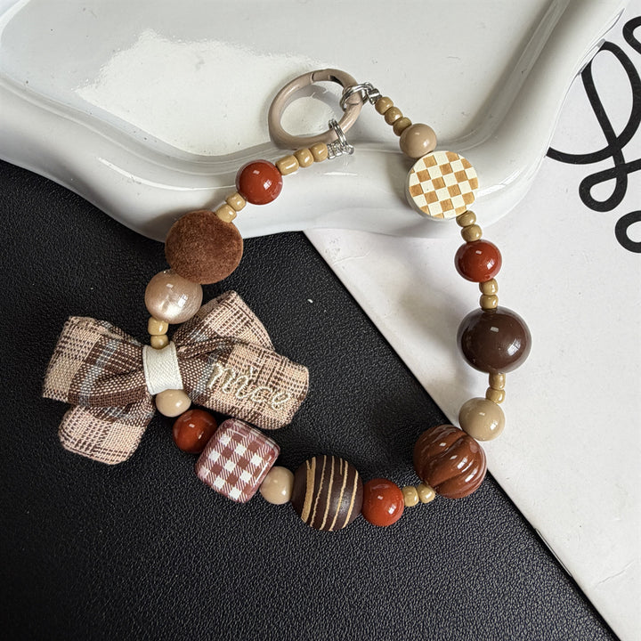 Decorative Beaded Charm Keychain Kalsten 1790135214