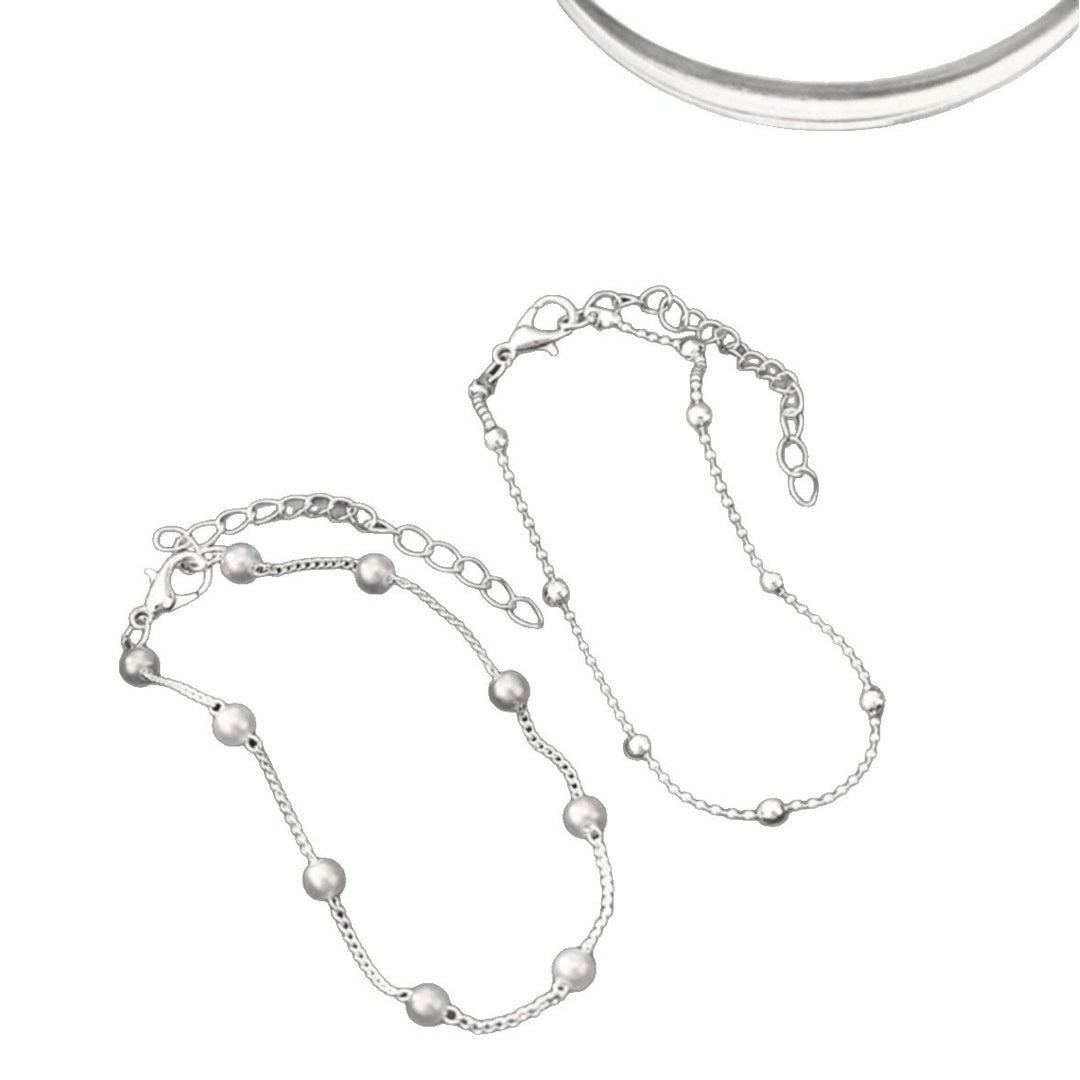 Adjustable Pearl Charm Bracelet Kalsten
