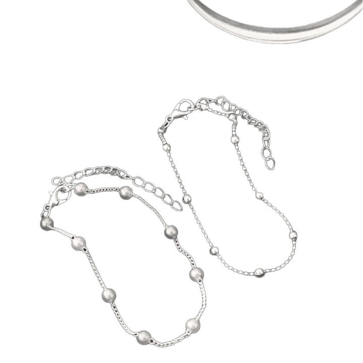 Adjustable Pearl Charm Bracelet Kalsten