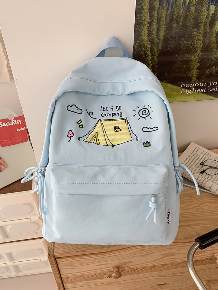 Camping-Themed Casual Backpack Kalsten