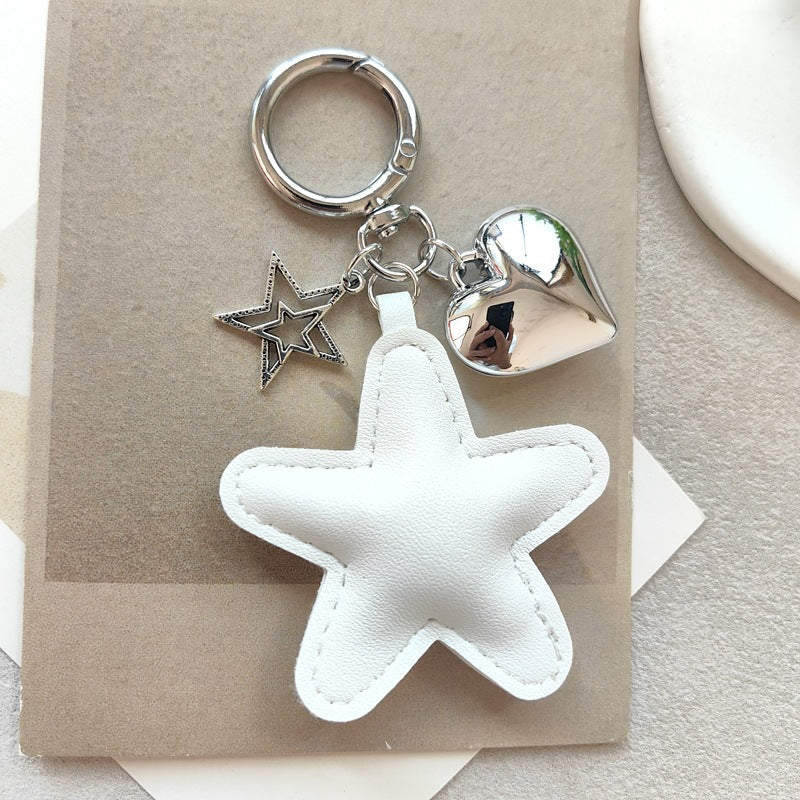 Keychain with star and heart design Kalsten