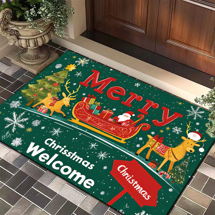 Decorative Christmas-Themed Entrance Mat Kalsten