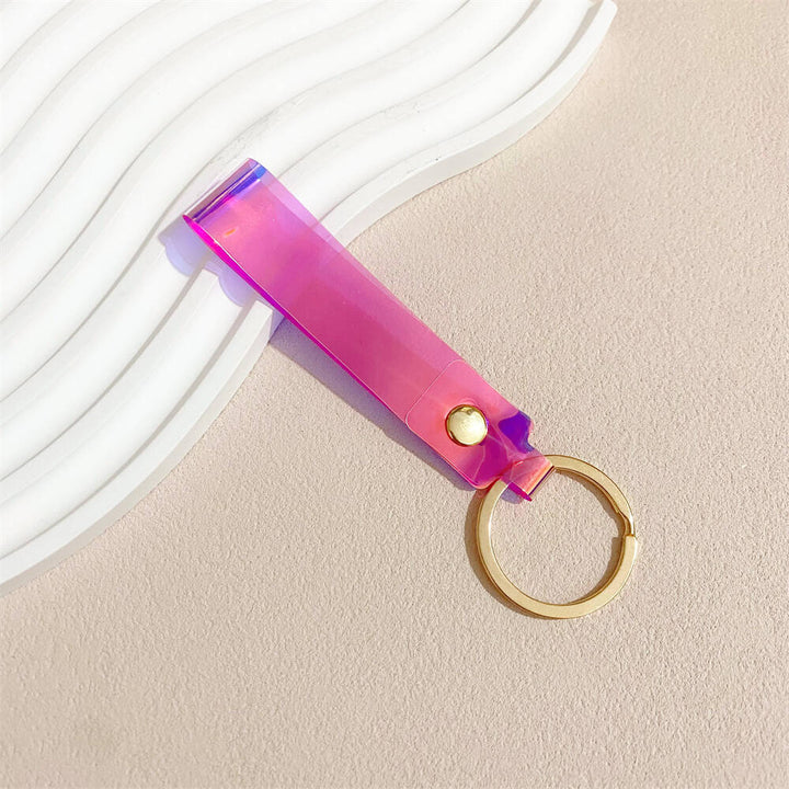 Colorful Iridescent Acrylic Keychain kalsten