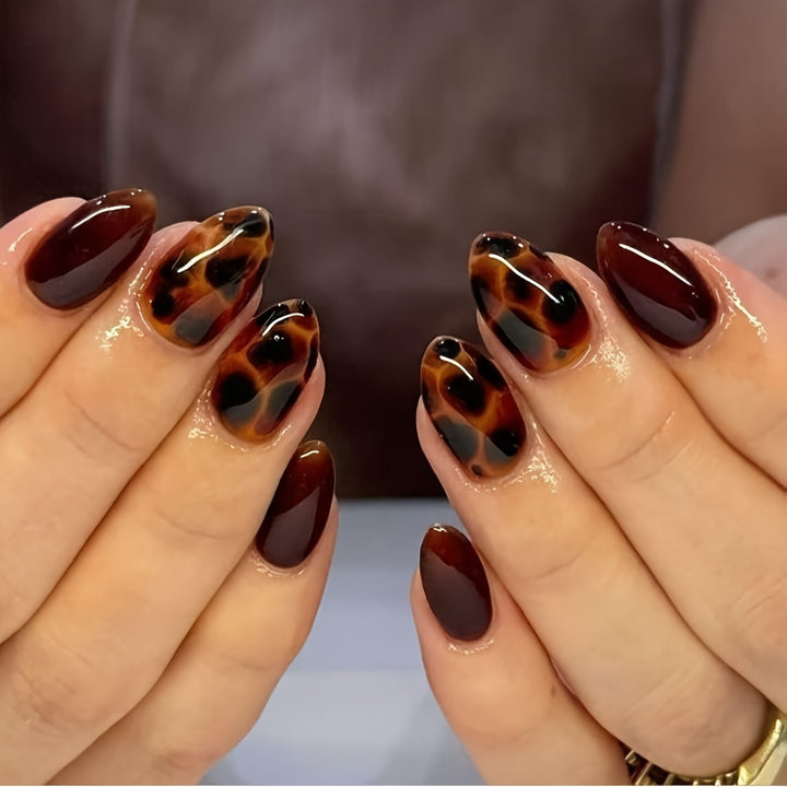 Glossy Natural Look Illusion Nail Set Kalsten