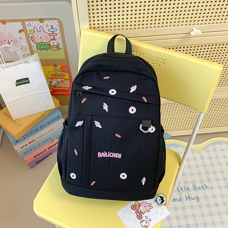 Cute Embroidered Backpack Kalsten