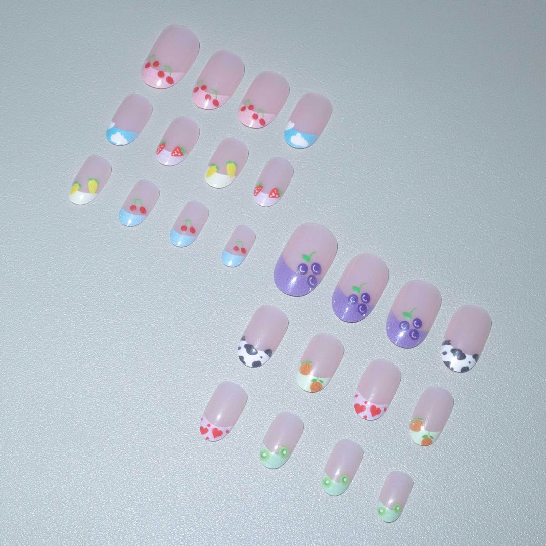 Creative Fruit-Themed Nail Art Kit