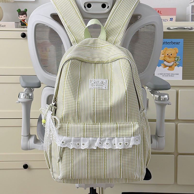 Stylish Striped Design Backpack Kalsten