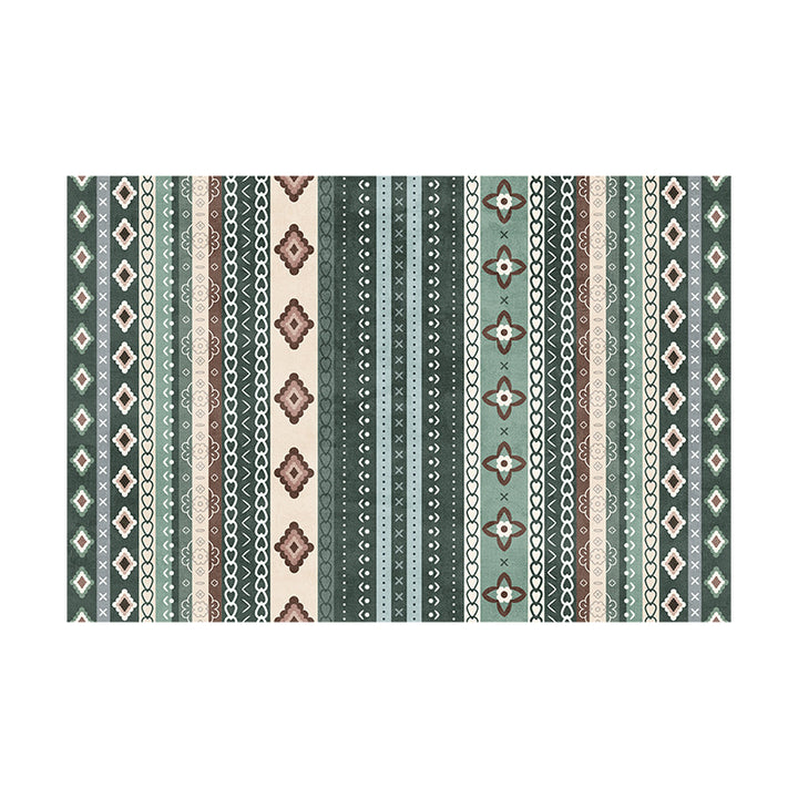 Stylish Geometric Pattern Bathroom Mat Kalsten