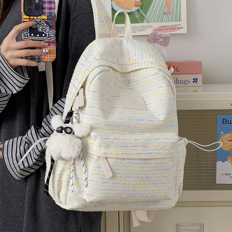 Trendy Textured Backpack Kalsten