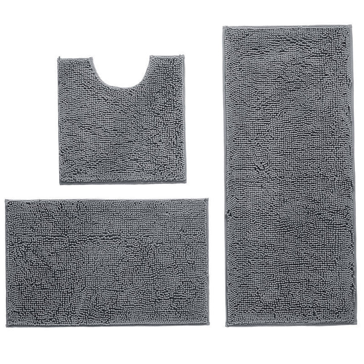 Soft Chenille Bath Mat Set Kalsten