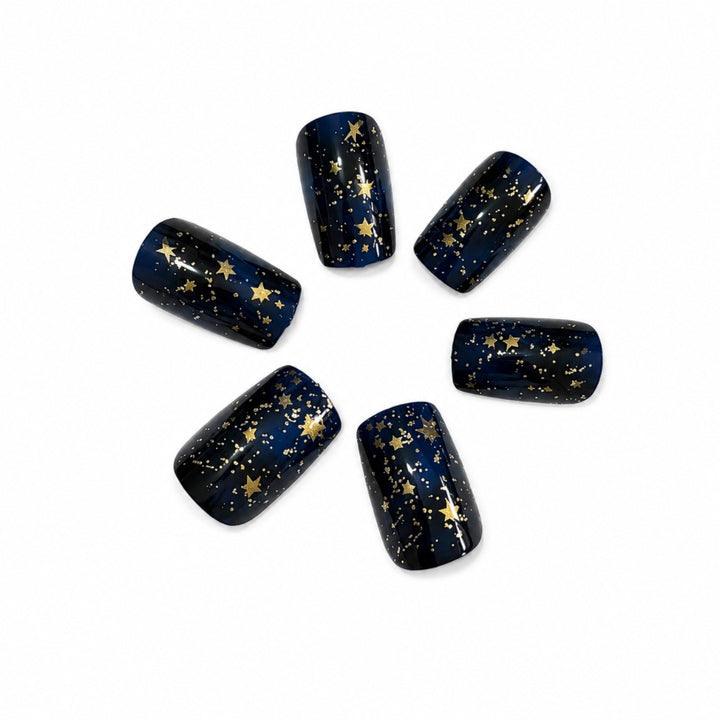 Elegant Artificial Nails In Luxurious Star Design Kalsten