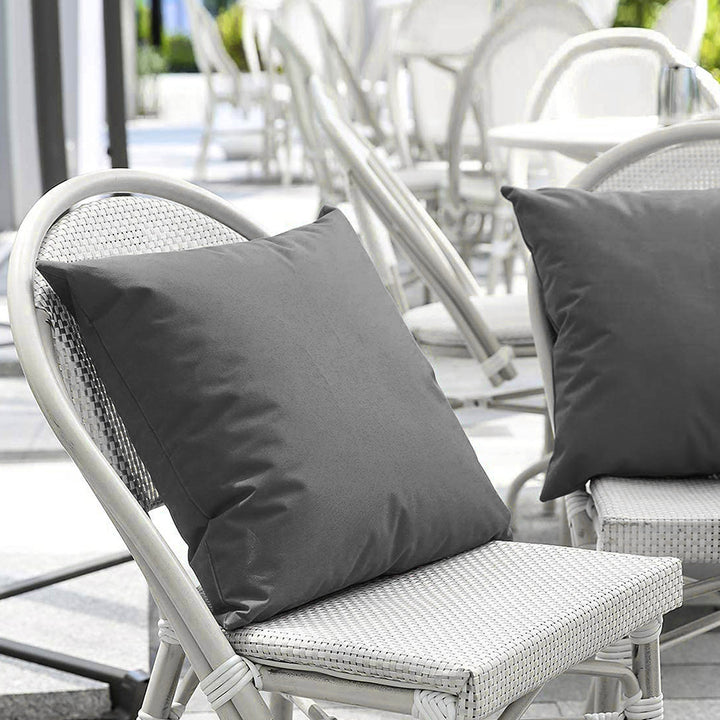 Outdoor Water-Resistant Square Throw Pillow Insert with Plush Polyester Fill