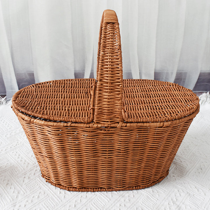 Handcrafted Woven Picnic Storage Basket Kalsten