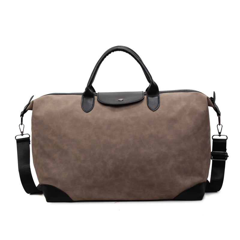 Luxurious Leather Travel Duffle Bag