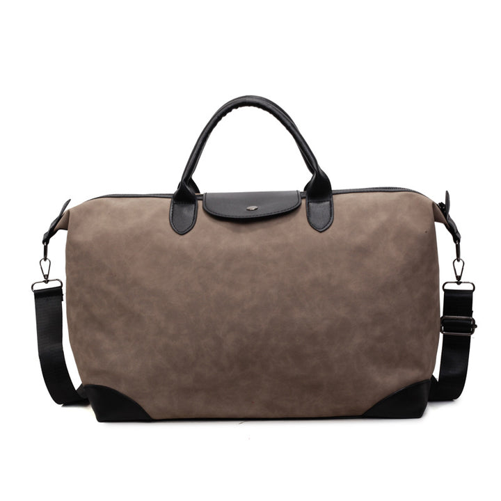 Luxurious Leather Travel Duffle Bag