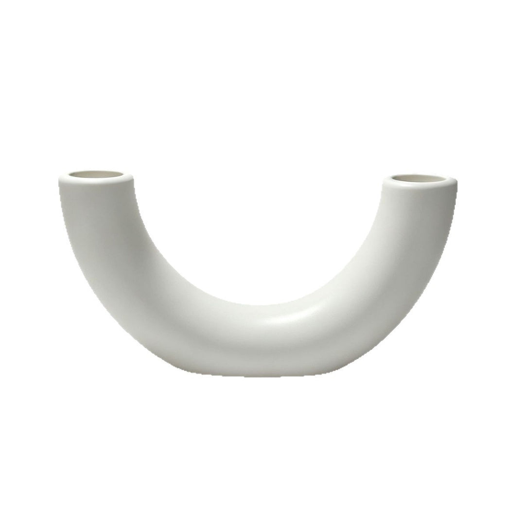 Contemporary Curved Dual-Vase Kalsten