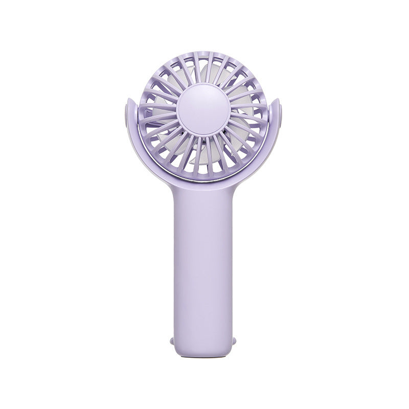 Women portable handheld fan with ergonomic grip and USB charging Kalsten