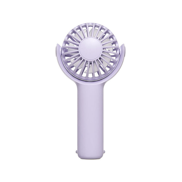 Women portable handheld fan with ergonomic grip and USB charging Kalsten