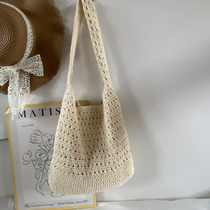 Hand-knotted leisure shoulder bag Kalsten