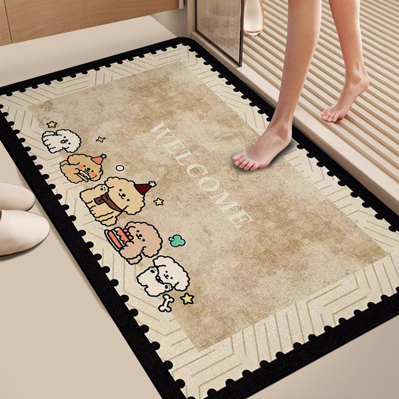 Fun Cat-Themed Bath Mat Kalsten