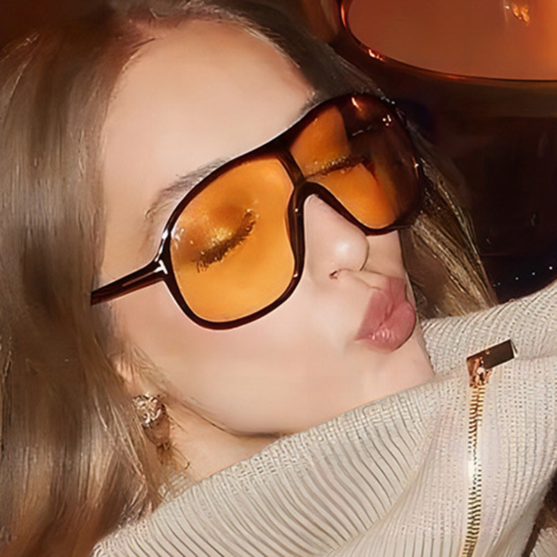 Women's fashionable oversized sunglasses with innovative design Kalsten