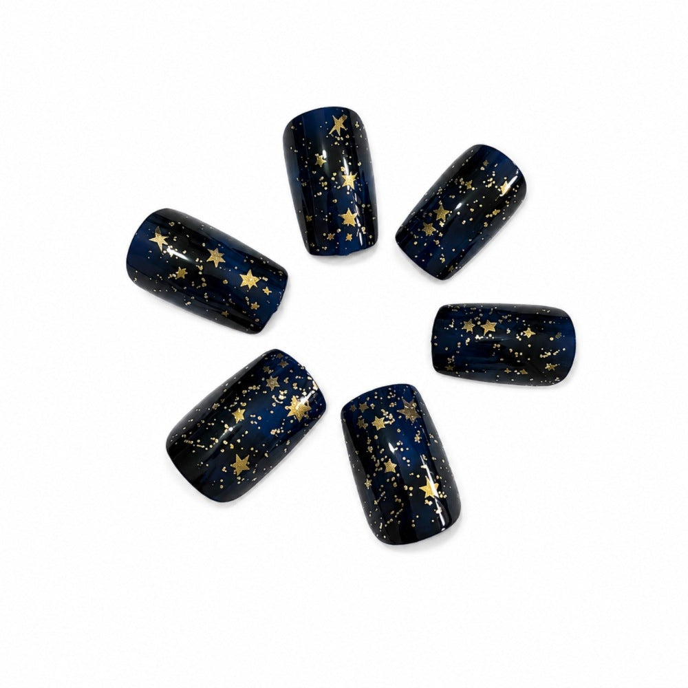 Starry Night Press-On Nail Set Kalsten
