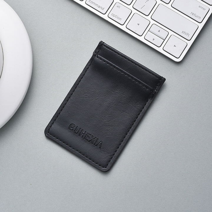 Sleek Leather Card Holder Kalsten