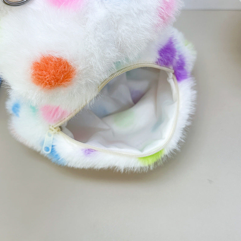 Plush bag with playful cat design Kalsten