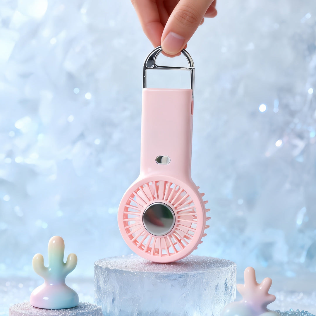 Women Portable Handheld Fan with Cooling Function Kalsten