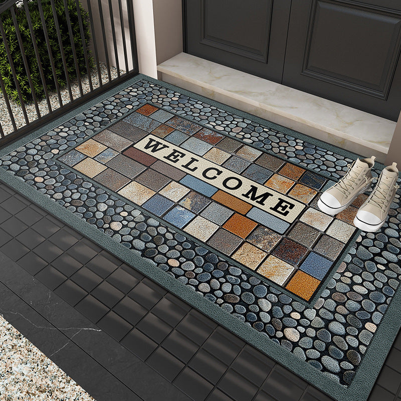 Decorative Bird-Themed Welcome Mat
