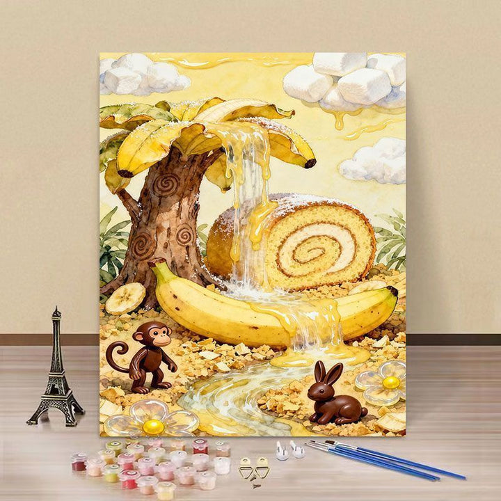 Fantasy Landscape DIY Paint by Numbers Art Kit Kalsten