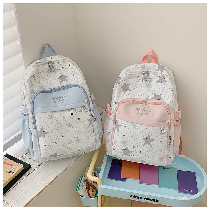 Stylish Star-Print Backpack Kalsten
