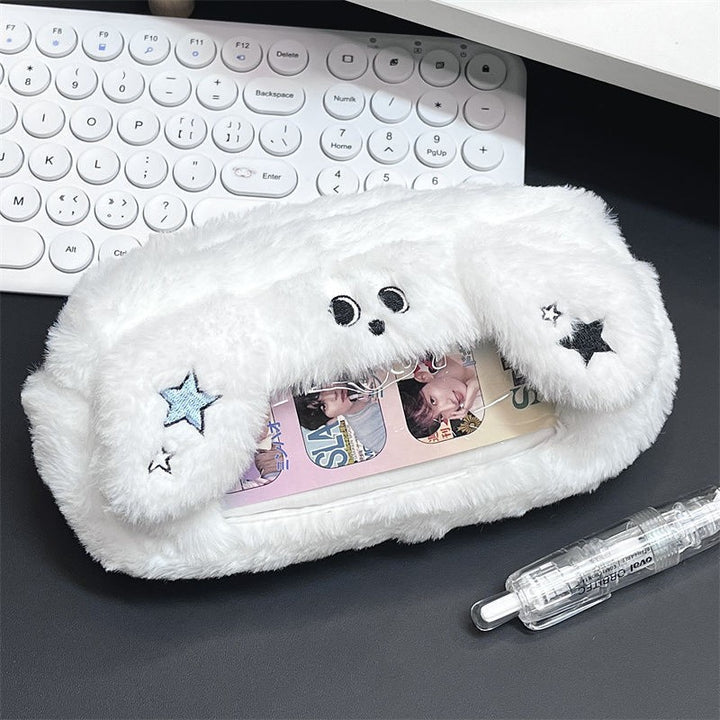 Cute Cat Plush Storage Pouch
