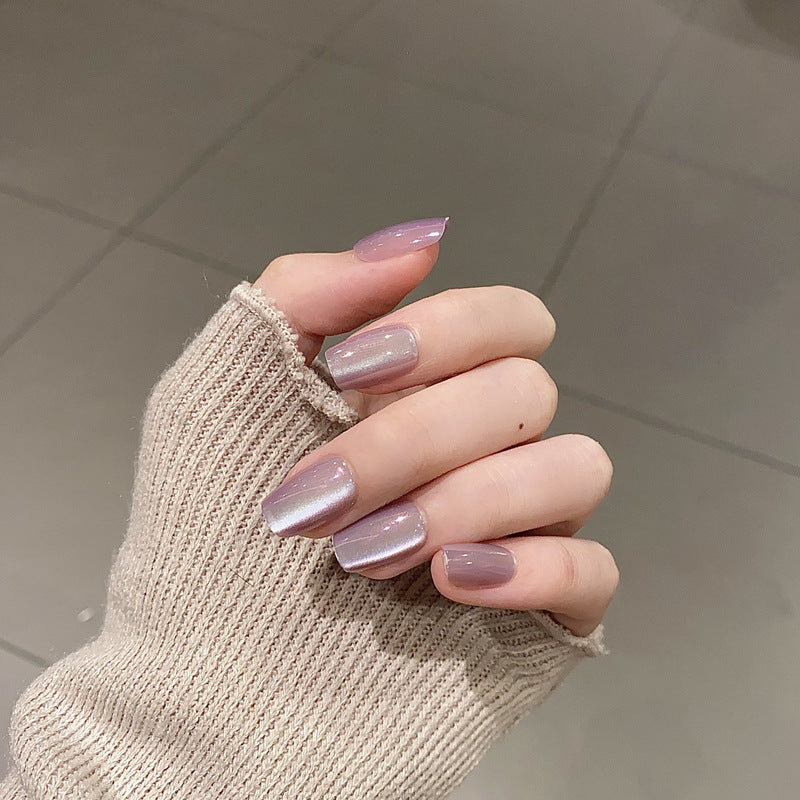 Stylish Press-On Nail Tips with Leopard Design Kalsten