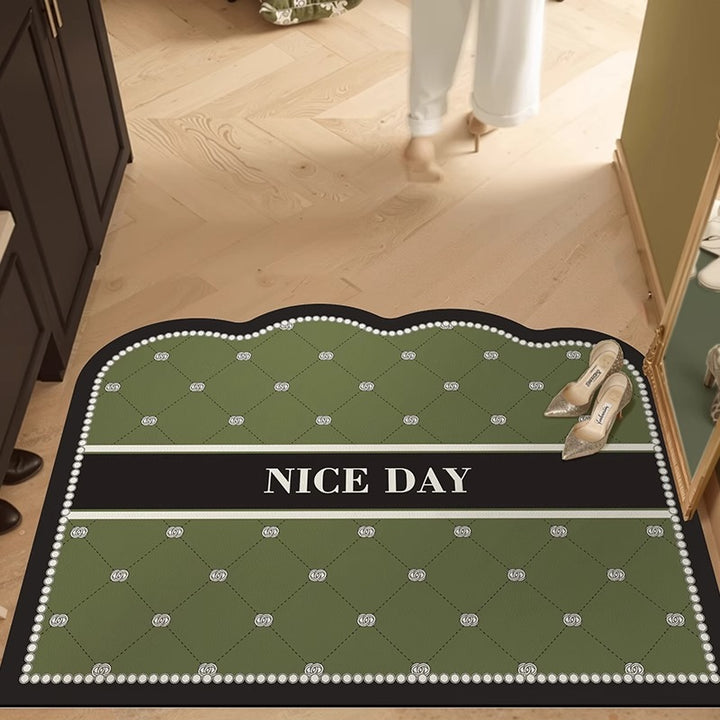 Elegant Botanical Design Comfort Mat