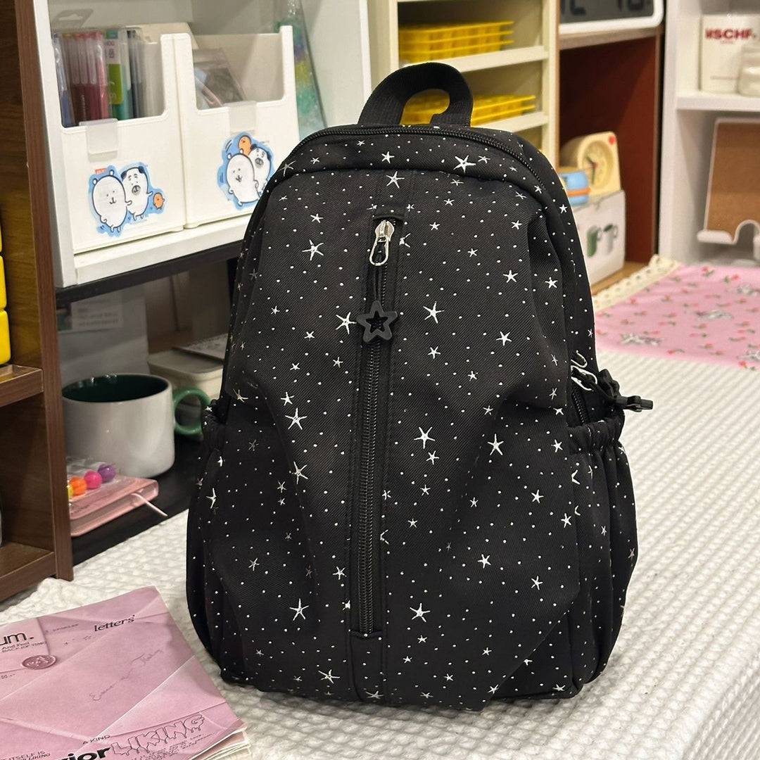 Star-Print Casual Backpack Kalsten