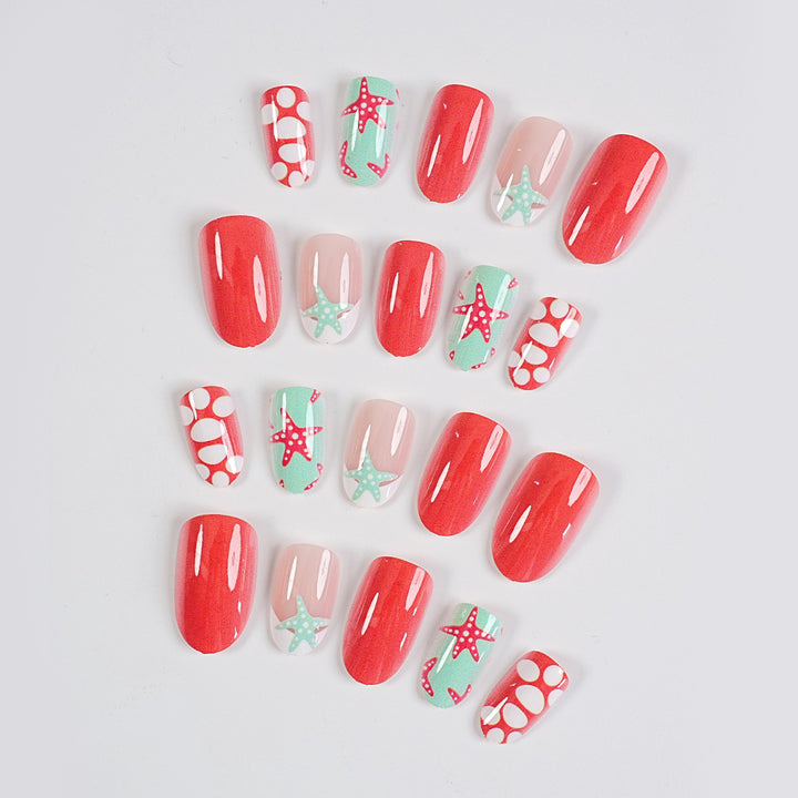 Premium Decorative Press-On Nail Art Set