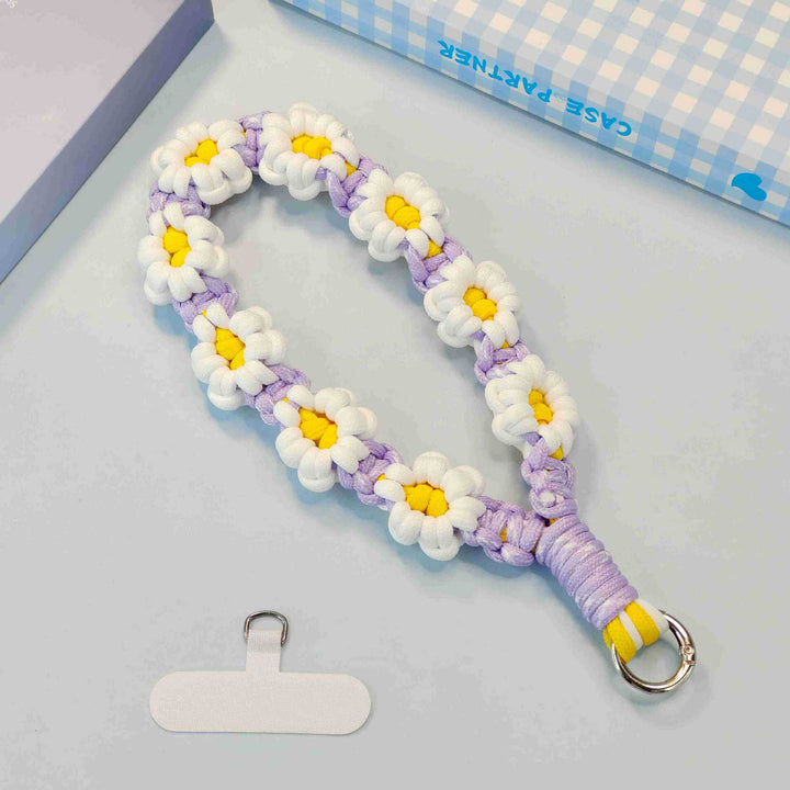Floral Patterned Decorative Keychain Holder Kalsten